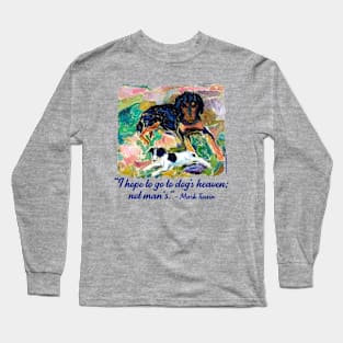 Dog's Heaven Long Sleeve T-Shirt